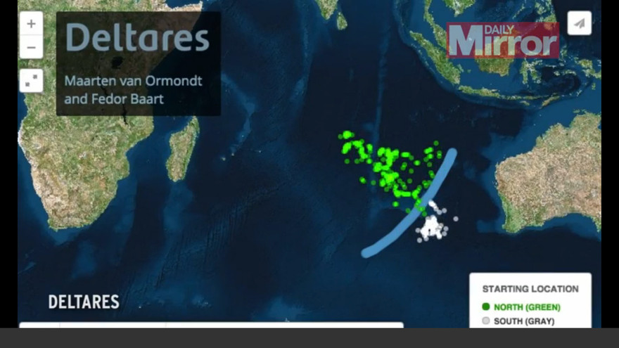 Mảnh vỡ máy bay MH370 có thể trôi dạt như thế nào?