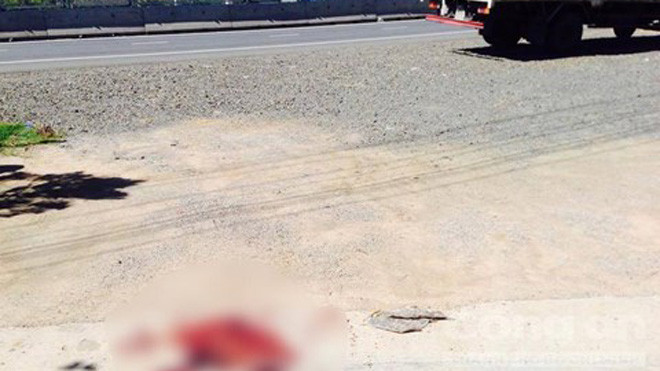 Hiện trường nơi xảy ra vụ cướp - Ảnh: Lê Huân