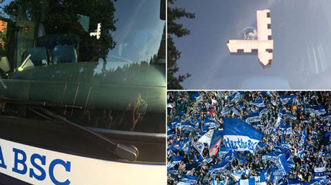 CLB Hertha Berlin gặp tai nạn bất ngờ ở Bielefeld