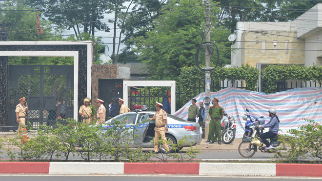 Hiện trường căn biệt thự xảy ra thảm án