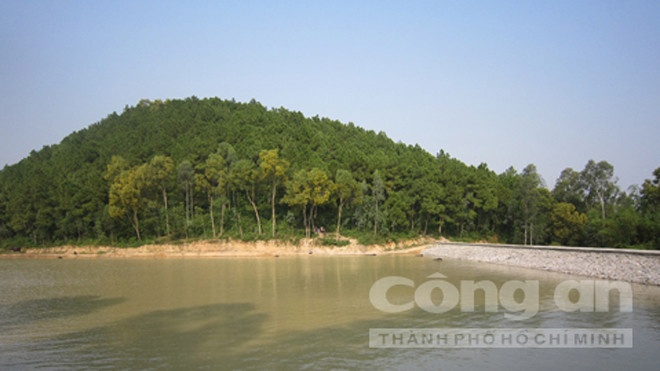 Kênh thủy lợi nơi hai em tắm tử vong