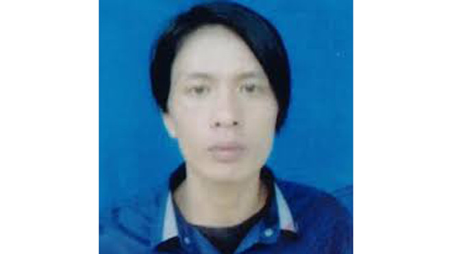 Đối tượng Sầm Bình Định bị bắt sau một thời gian bỏ trốn