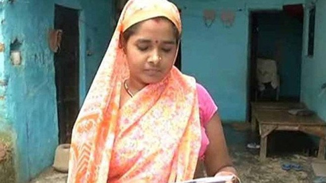 Cô Yadav đã rất bất ngờ khi nhận được thông báo số dư tài khoản khổng lồ. Ảnh: NDTV