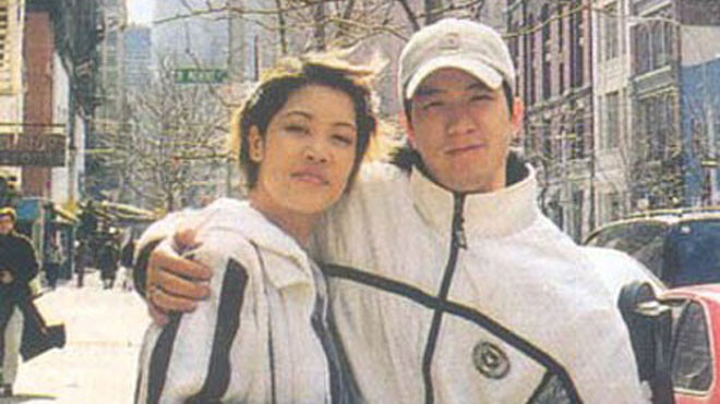 Thu Phương và Huy MC thời còn mặn nồng khi mới sang Mỹ.