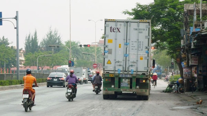Khu vực ngã tư Metro, nơi các lái xe container mua ma túy.