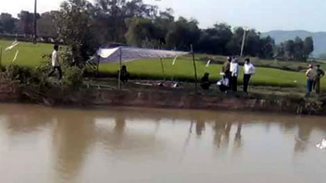 Hai trẻ nhỏ tử vong sau đám giỗ của ông nội - (ảnh: Cao Thái)