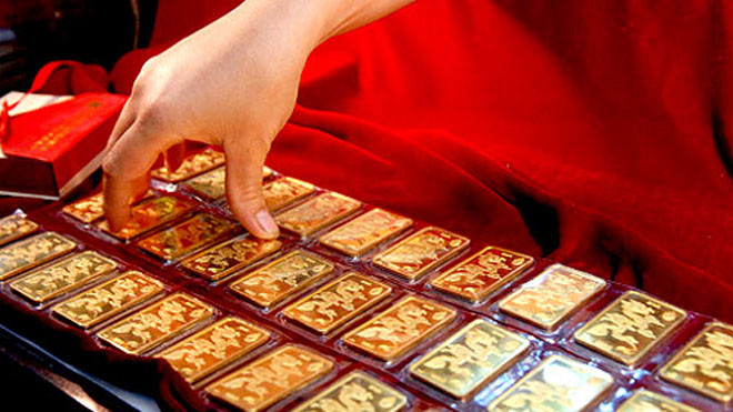 Giá vàng tăng nhẹ quanh mốc 34 triệu đồng