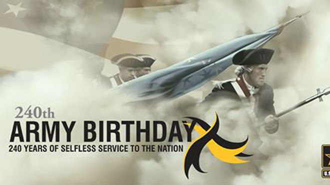 Năm 2015 kỷ niệm 240 năm xây dựng và phát triển của Lục quân Mỹ. 