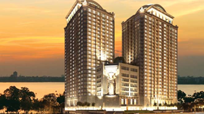 Phối cảnh dự án nhà cao cấp D'.Le Roi Soleil Quảng An