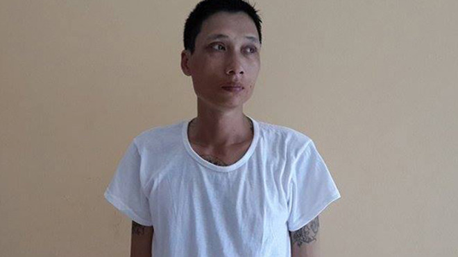 Dũng tại cơ quan điều tra.