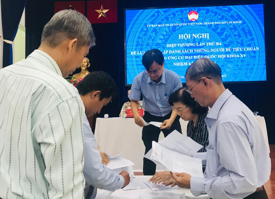 Một trường hợp xin rút, TPHCM còn 37 người ứng cử đại biểu Quốc hội khóa XV