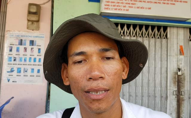 Anh Kim Thái - người bán vé số "nổi tiếng" vì đã đi thi công chức và đạt kết quả cao ở Sóc Trăng.