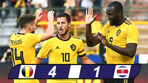 Tuyển Bỉ phô diễn sức mạnh trước khi dự World Cup