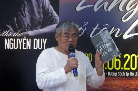 Nhà thơ Nguyễn Duy - Ảnh: Tuổi Trẻ