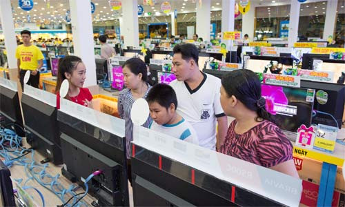 Chương trình khuyến mãi tại Điện máy Xanh thu hút đông đảo người dùng mùa World Cup