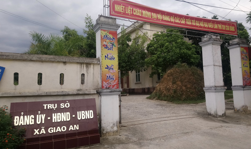 Trụ sở xã Giao An