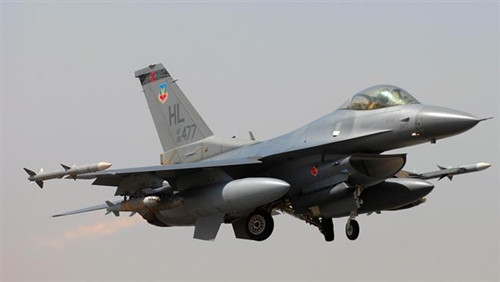 Chiến đấu cơ F-16 của không quân Mỹ. Ảnh: AP