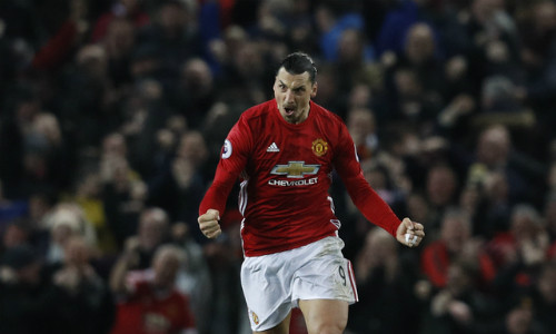 Ibrahimovic có hiệu suất ghi bàn cực tốt tại các giải vô địch quốc gia. Ảnh: Reuters.