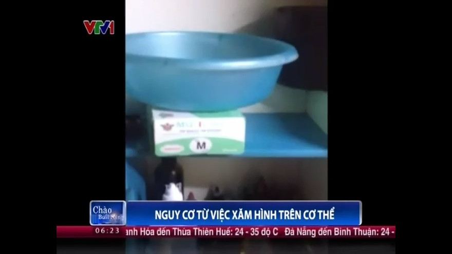 Nguy cơ từ việc xăm hình trên cơ thể