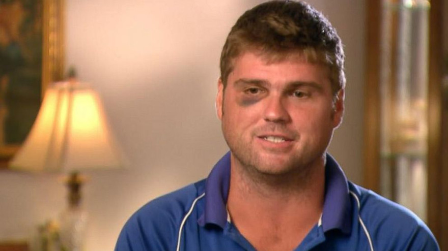 Ryan Campbell chỉ bị thương nhẹ sau tai nạn mộng du. Ảnh: ABC News