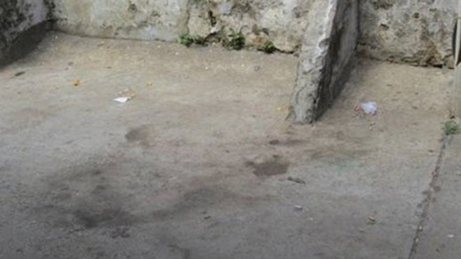 Hiện trường nơi nạn nhân tự tưới xăng lên người rồi tự thiêu 