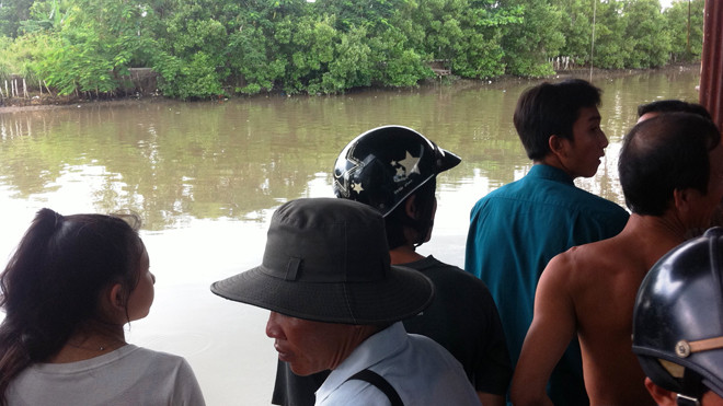 Hiện trường xảy ra vụ việc.