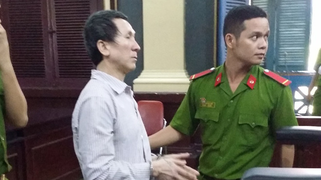 Bị cáo Khanh tại tòa.