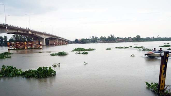 Khu vực chị T. và hai nạn nhân tốt bụng được anh Sinh, anh Luận cứu kịp thời. 