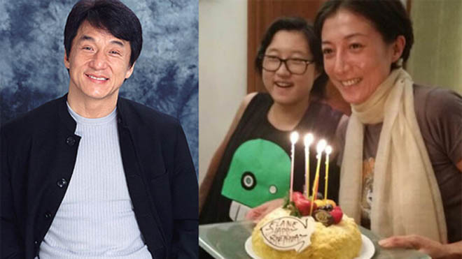 Ngô Ỷ Lợi và con gái (phải). Trác Lâm được nhận xét là có nhiều nét giống bố.