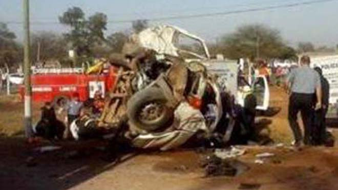 Hiện trường vụ tai nạn. (Ảnh: Nuevo Diario)