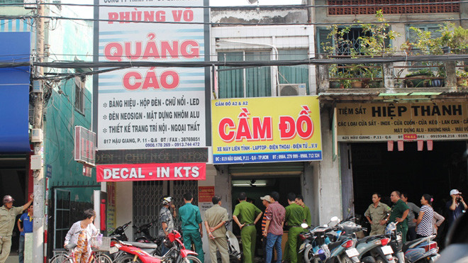 Hiện trường vụ án mạng