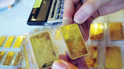 Giá vàng đồng loạt giảm phiên thứ 2