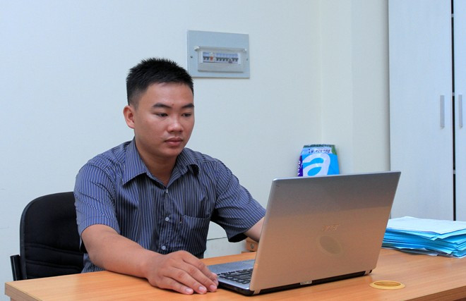 Giám đốc 9x Đỗ Thế Quốc. 