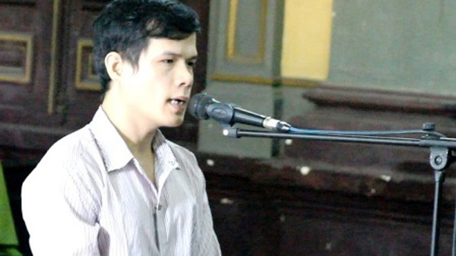 Bị cáo Sơn tại tòa phúc thẩm 