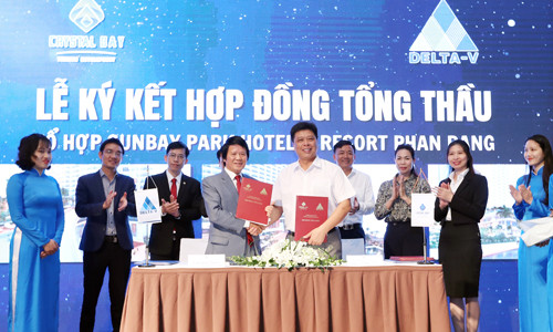 Crystal Bay chọn “ông lớn” Delta tổng thầu cho tổ hợp nghỉ dưỡng ở Ninh Thuận