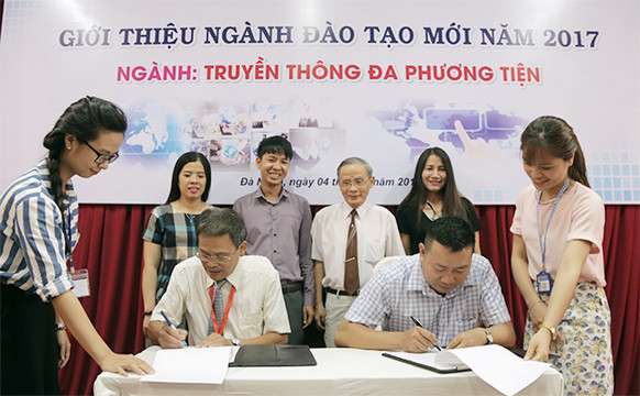 ĐH Duy Tân ký kết với các cơ quan truyền thông để hợp tác đào tạo và đưa sinh viên đi thực tập