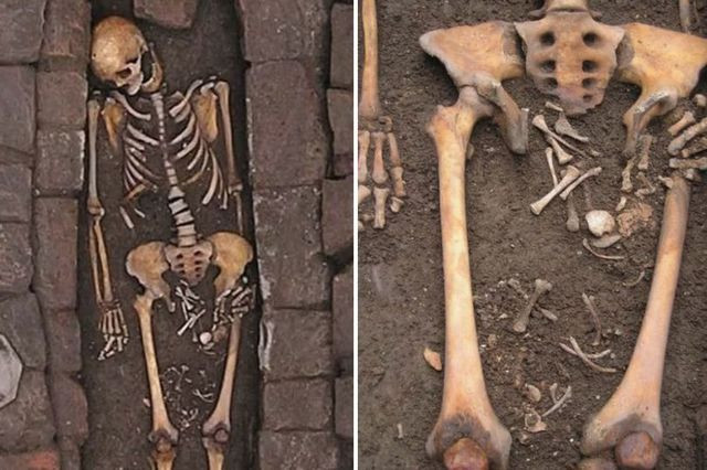 Phát hiện hài cốt của hai mẹ con thời Trung cổ