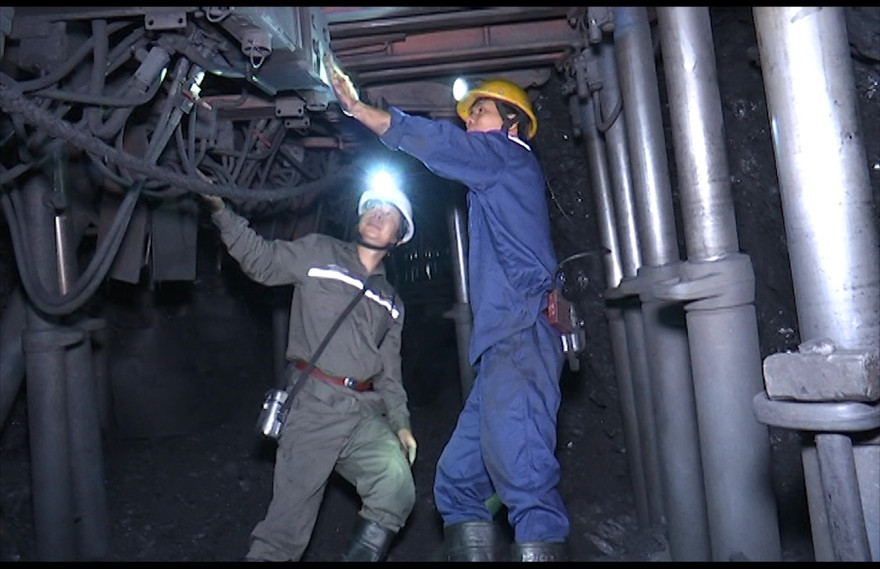 Công ty than Mạo Khê không ngừng đổi mới công nghệ phù hợp với điều kiện khai thác.