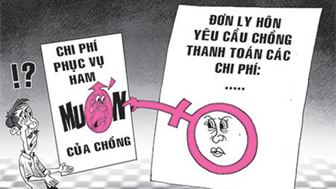 Kiện đòi hơn 600 triệu đồng 'phục vụ' chồng trong 26 năm