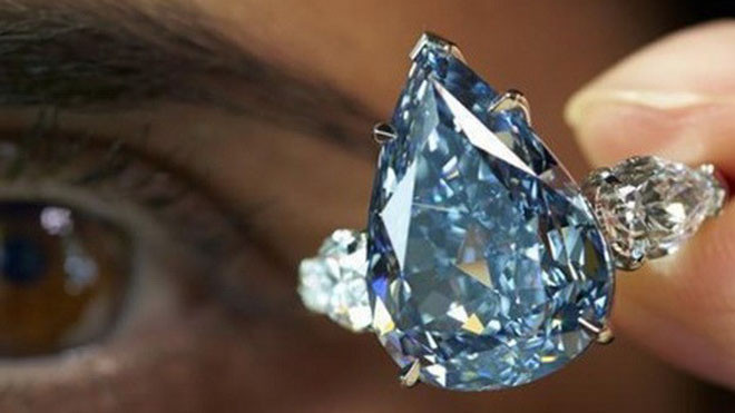 Viên kim cương The Blue. (Nguồn: Reuters)