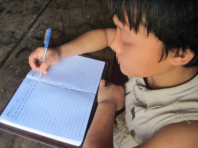 Ước mơ của Trâm là trở thành bác sĩ.