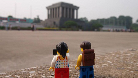 Chùa Một Cột, biển Hội An... trên bộ ảnh lego gây sốt