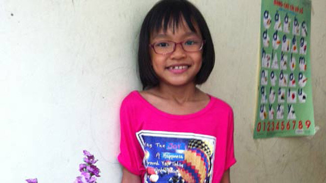 Bé Đỗ Ngọc Thùy Vân. 