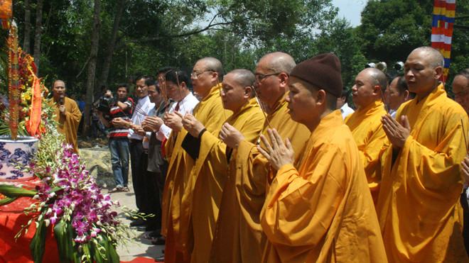 Nguyện cầu cho quốc thái dân an tại Lễ đặt đá