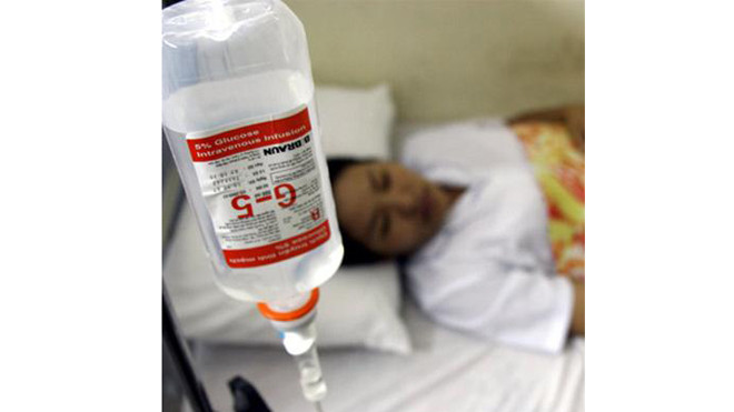 Bệnh nhân có thể gặp tai biến khi truyền dịch.