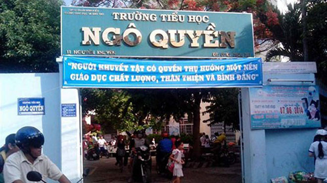 Trường Tiểu học Ngô Quyền - TP Cần Thơ. Ảnh: Infonet.