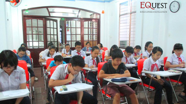 Các thí sinh tại khu vực Đà Nẵng đang tập trung làm bài