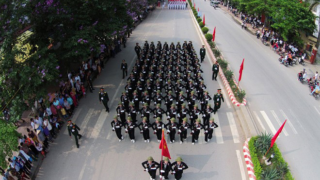 Tổng duyệt diễu binh Điện Biên Phủ