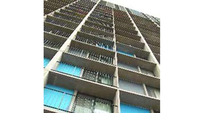 Tòa nhà chung cư nơi xảy ra tại nạn ở Minneapolis, Mỹ.