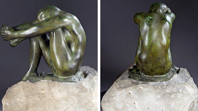 Đây là một trong nhiều phiên bản của bức tượng có tên “Nỗi tuyệt vọng”.